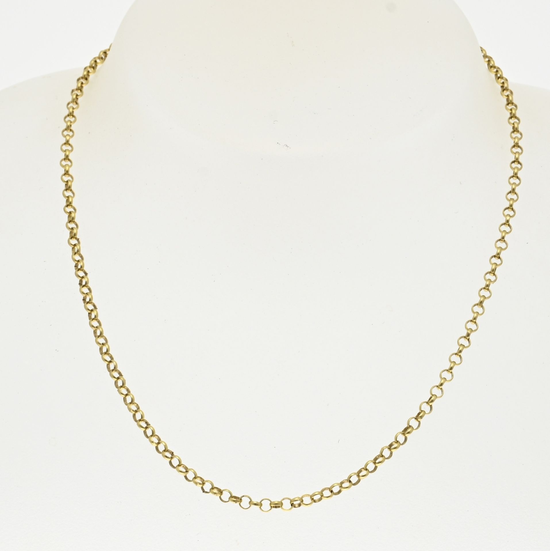 Gold jasseron necklace