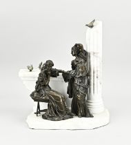 Bronze statue, Ladies with birds