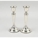 Pair of silver candlesticks