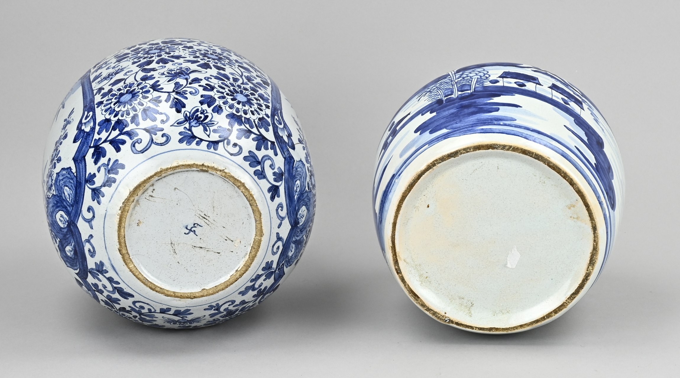 2x Delft pot - Image 2 of 2