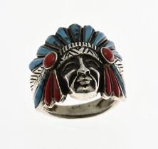 Silver ring Indian