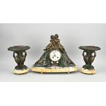 Art Deco clock set