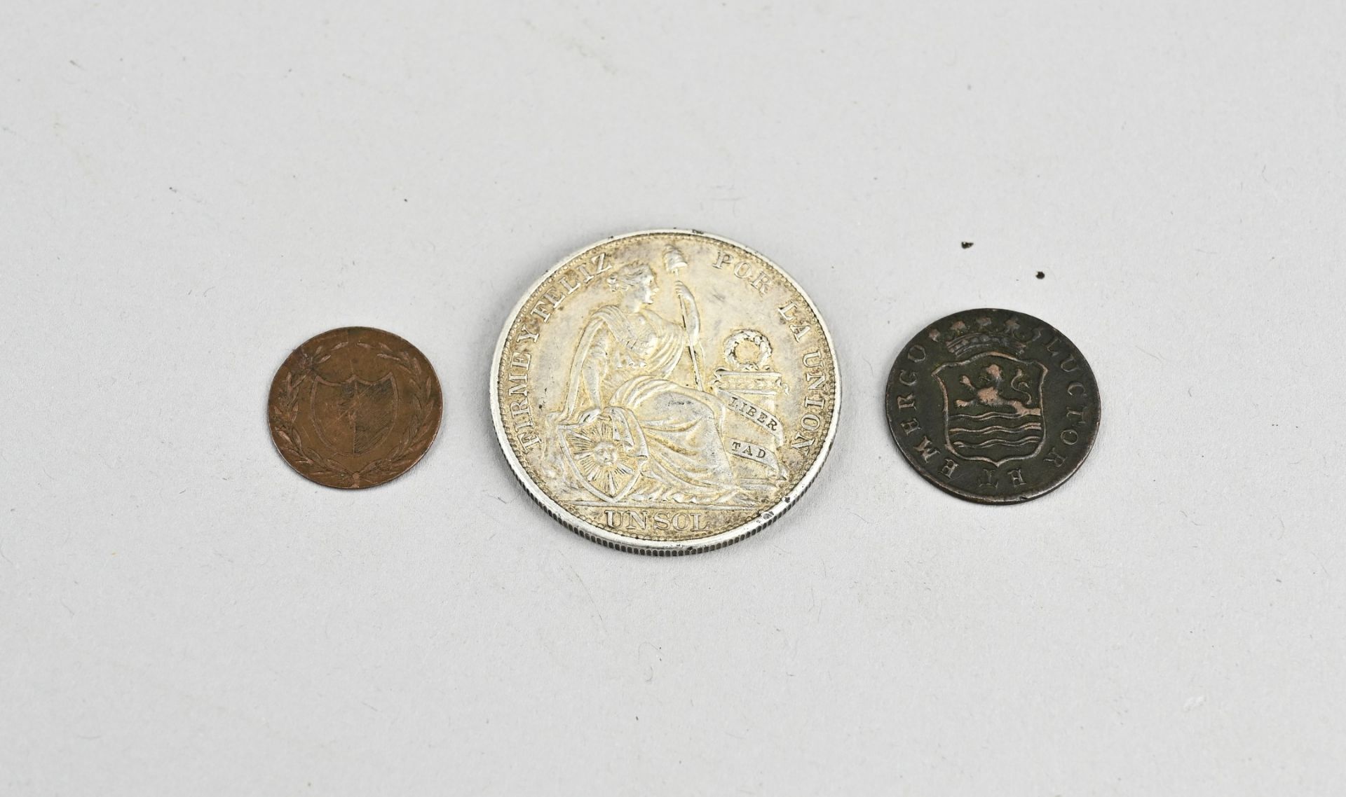 Lot with 3 coins - Bild 2 aus 2