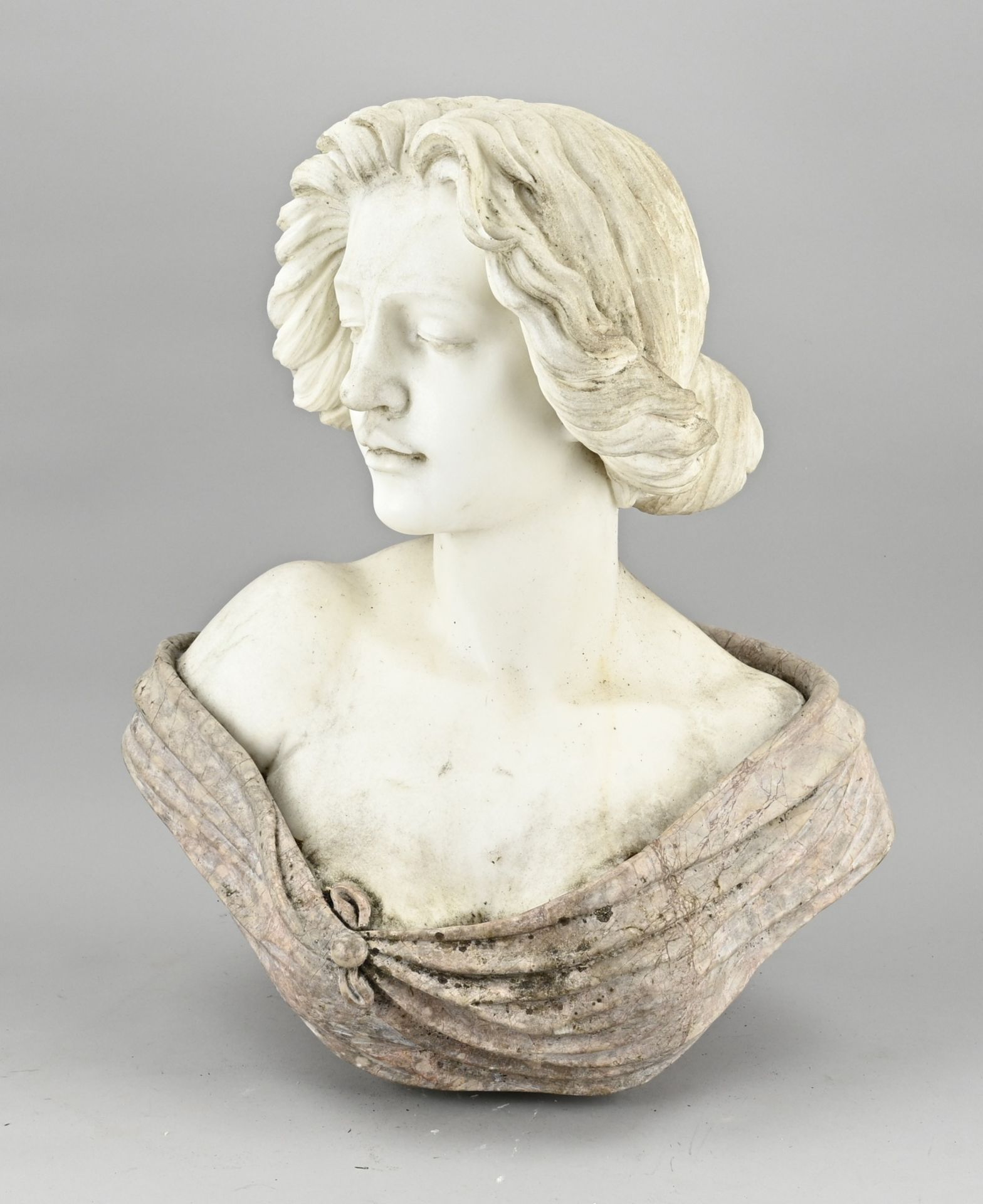 Marble bust, Lady