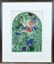 Lithograph in the style of Marc Chagall