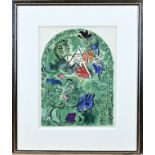 Lithograph in the style of Marc Chagall