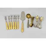 Silver plated pastry cutlery