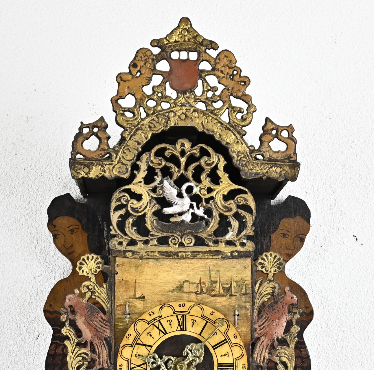 Frisian chair clock - Image 2 of 2