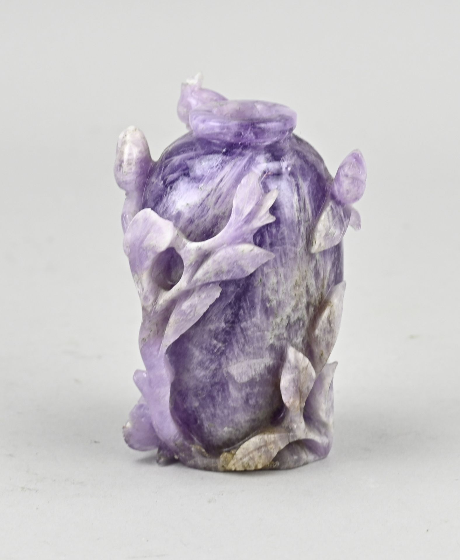 Chinese vase from amethyst - Image 2 of 2