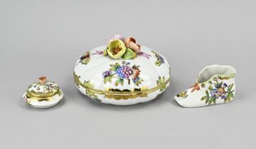 Lot Herend porcelain (3x)