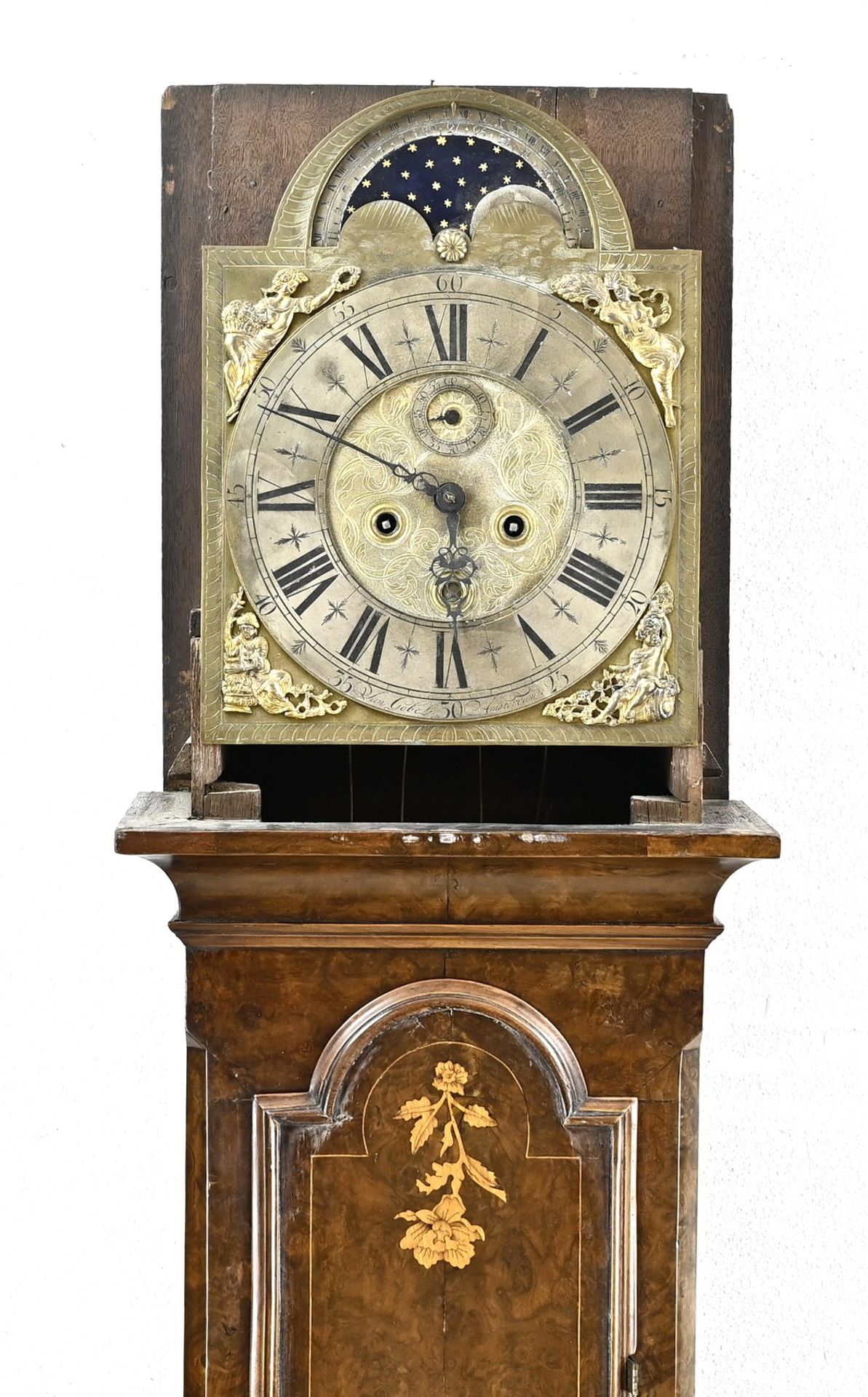 Amsterdam grandfather clock, 1740 - Image 3 of 3
