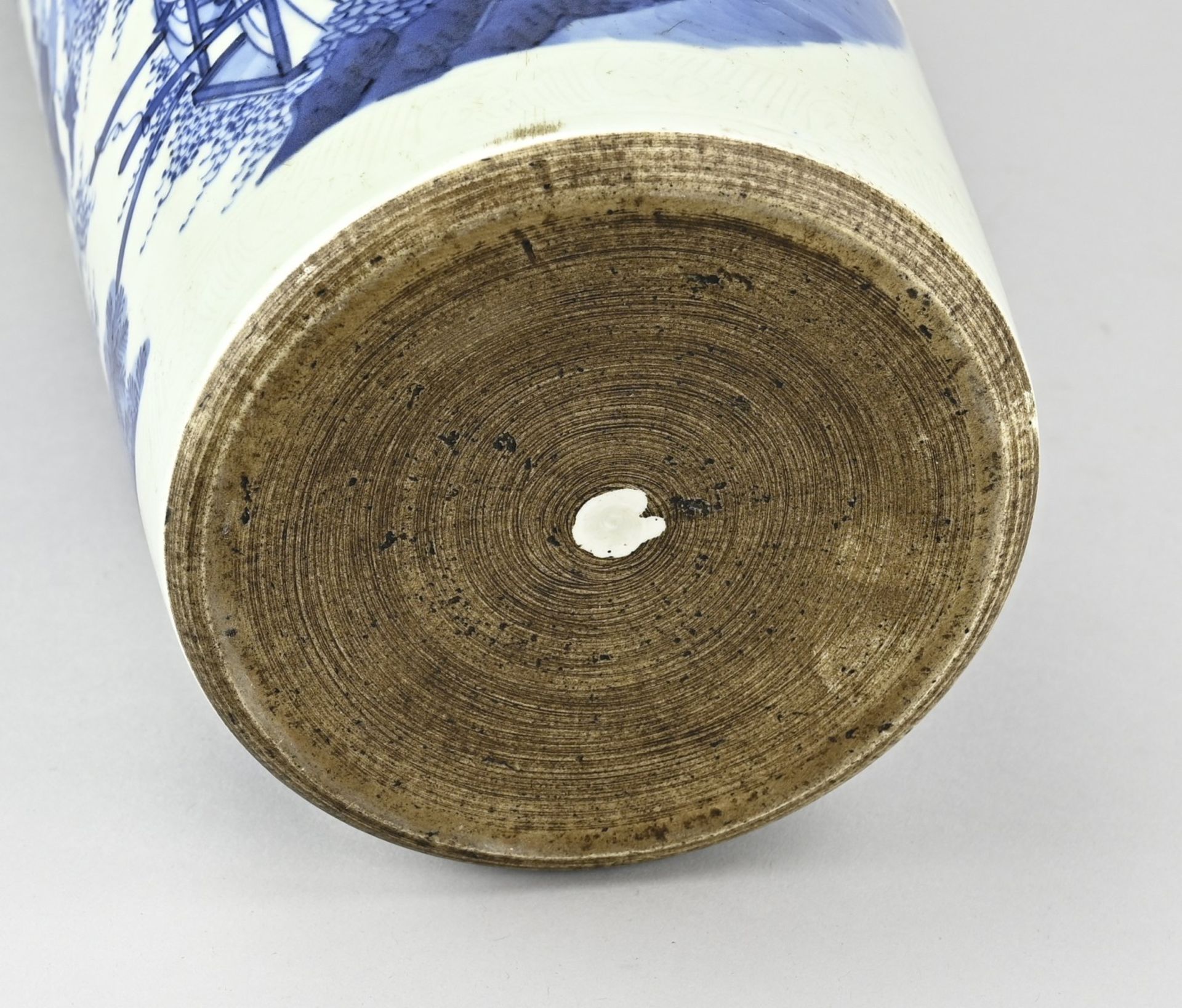 Chinese trolley vase, H 47 cm. - Image 3 of 3