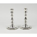 2 Silver candlesticks