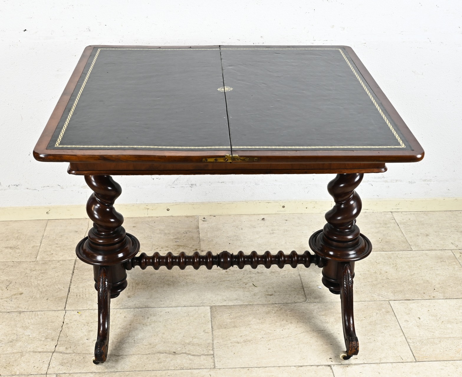 Mahogany gaming table, 1870 - Image 2 of 2