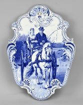 Delft plaque, 1880