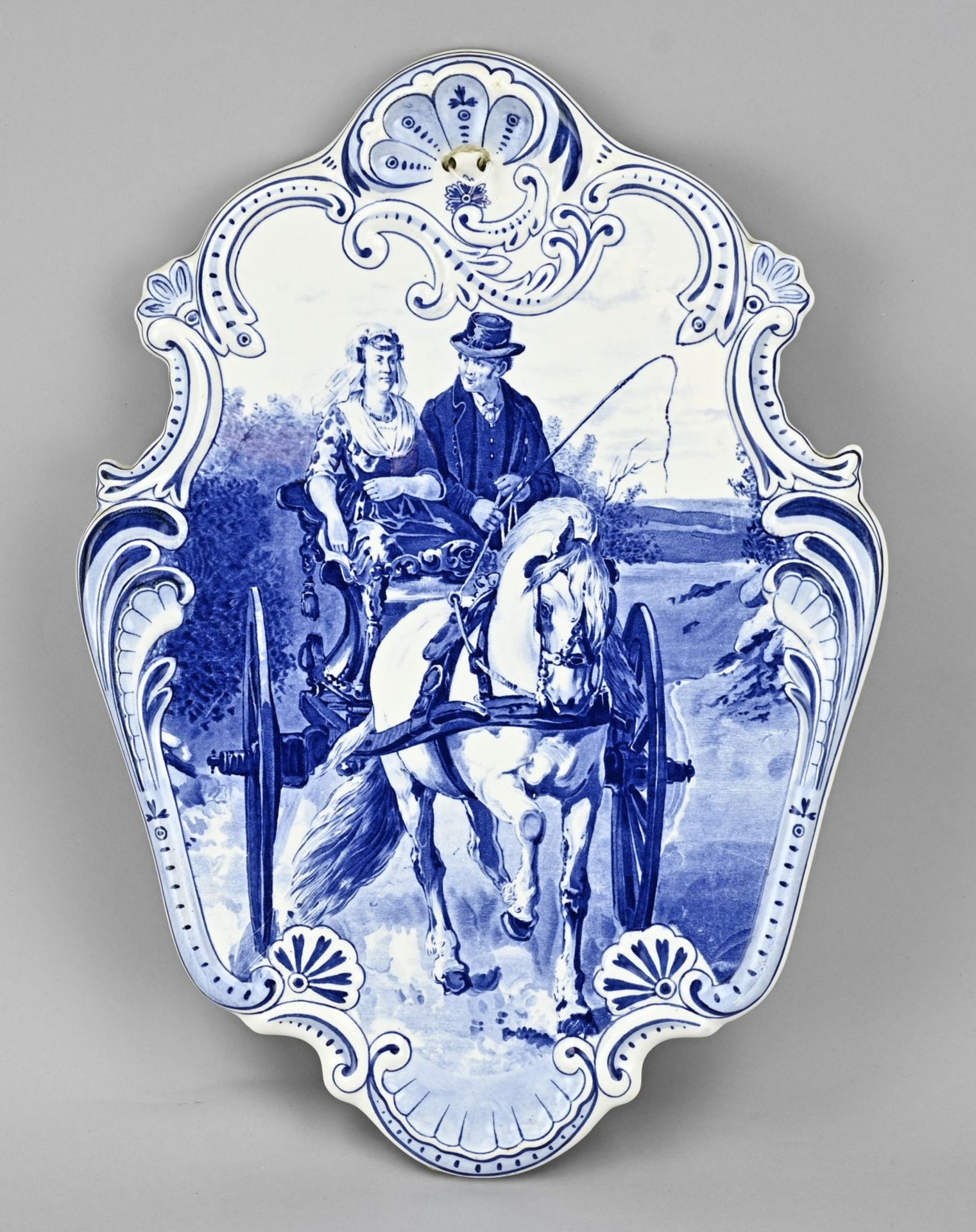 Delft plaque, 1880
