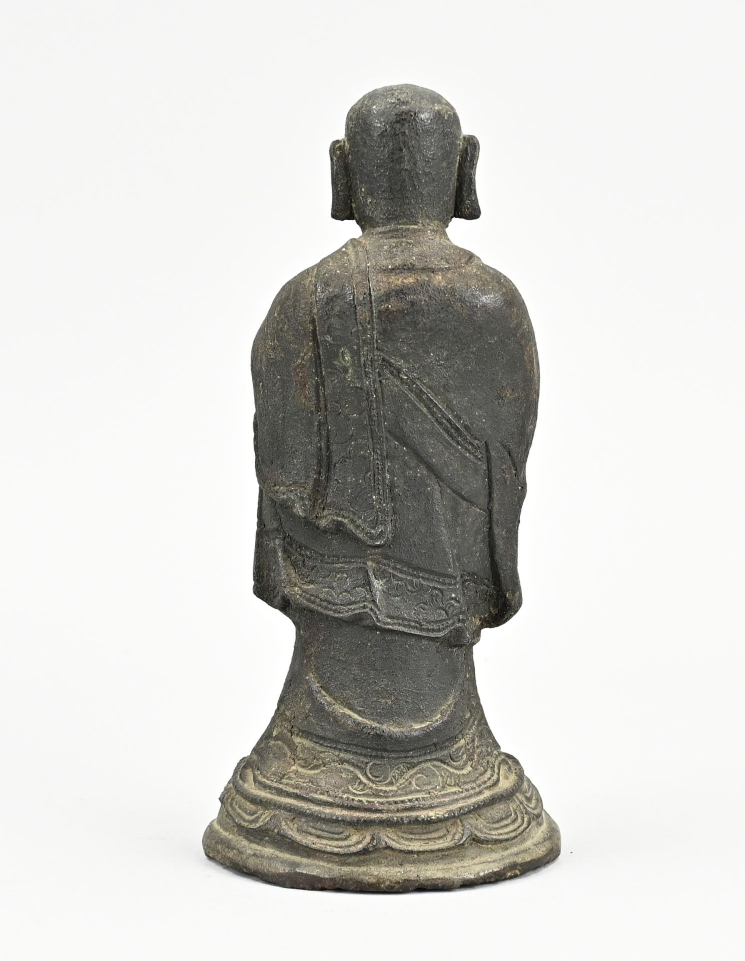 Chinese Ming Buddha, H 19.5 cm. - Image 2 of 3