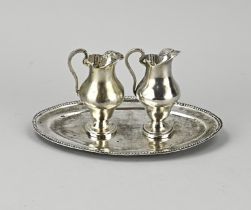 Silver water & wine set