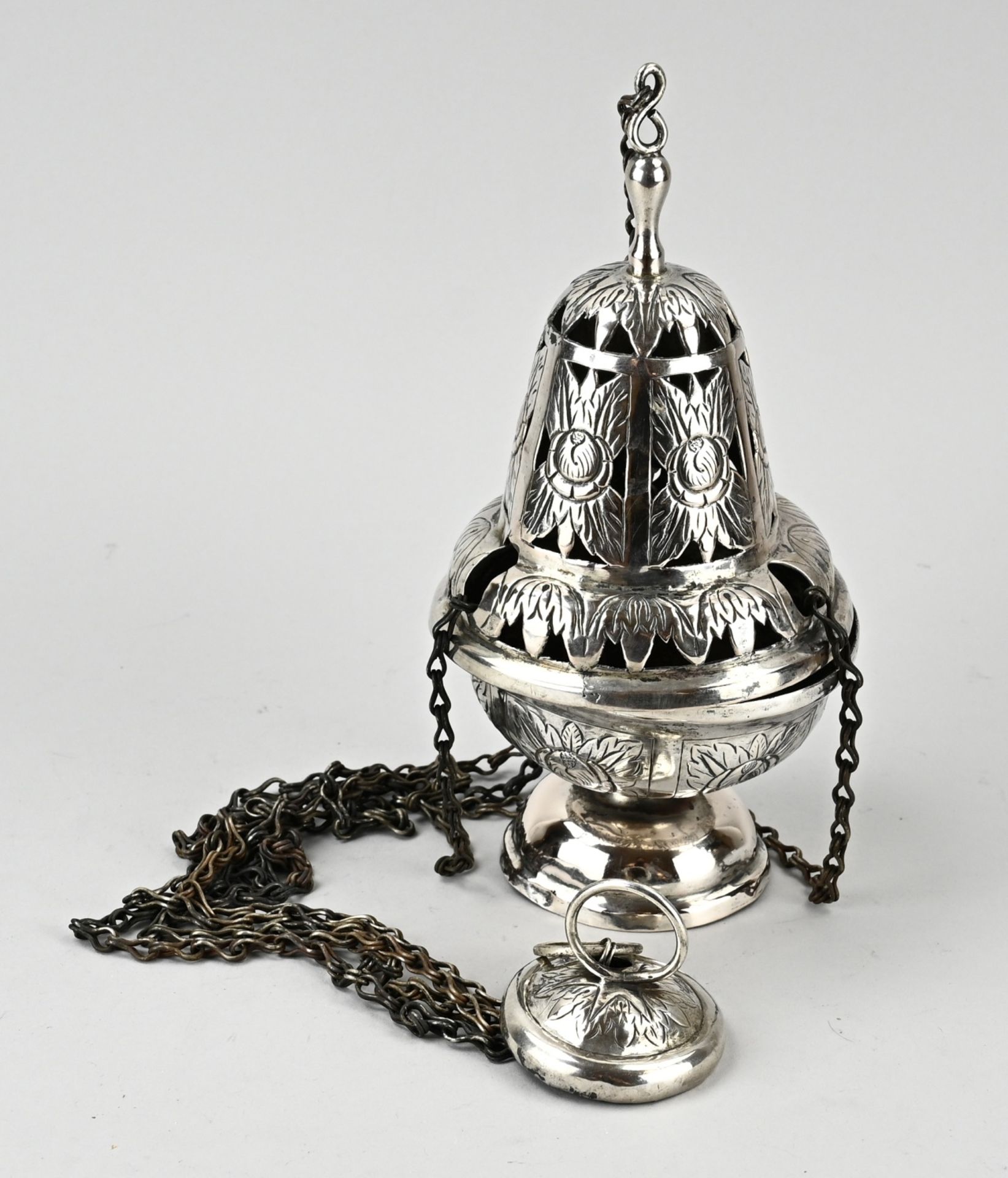 Silver censer