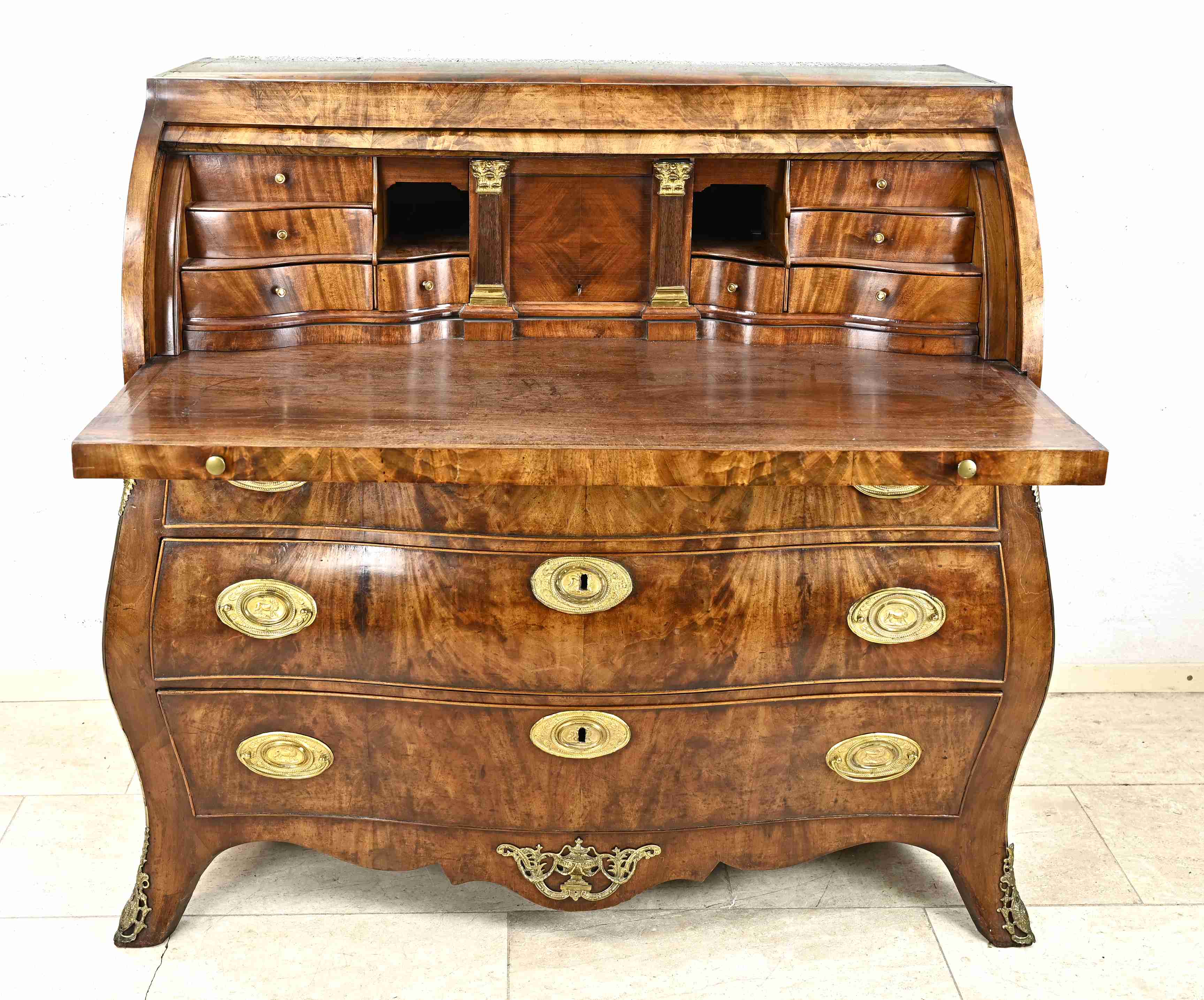 Mahogany secretary, 1760 - Image 2 of 4