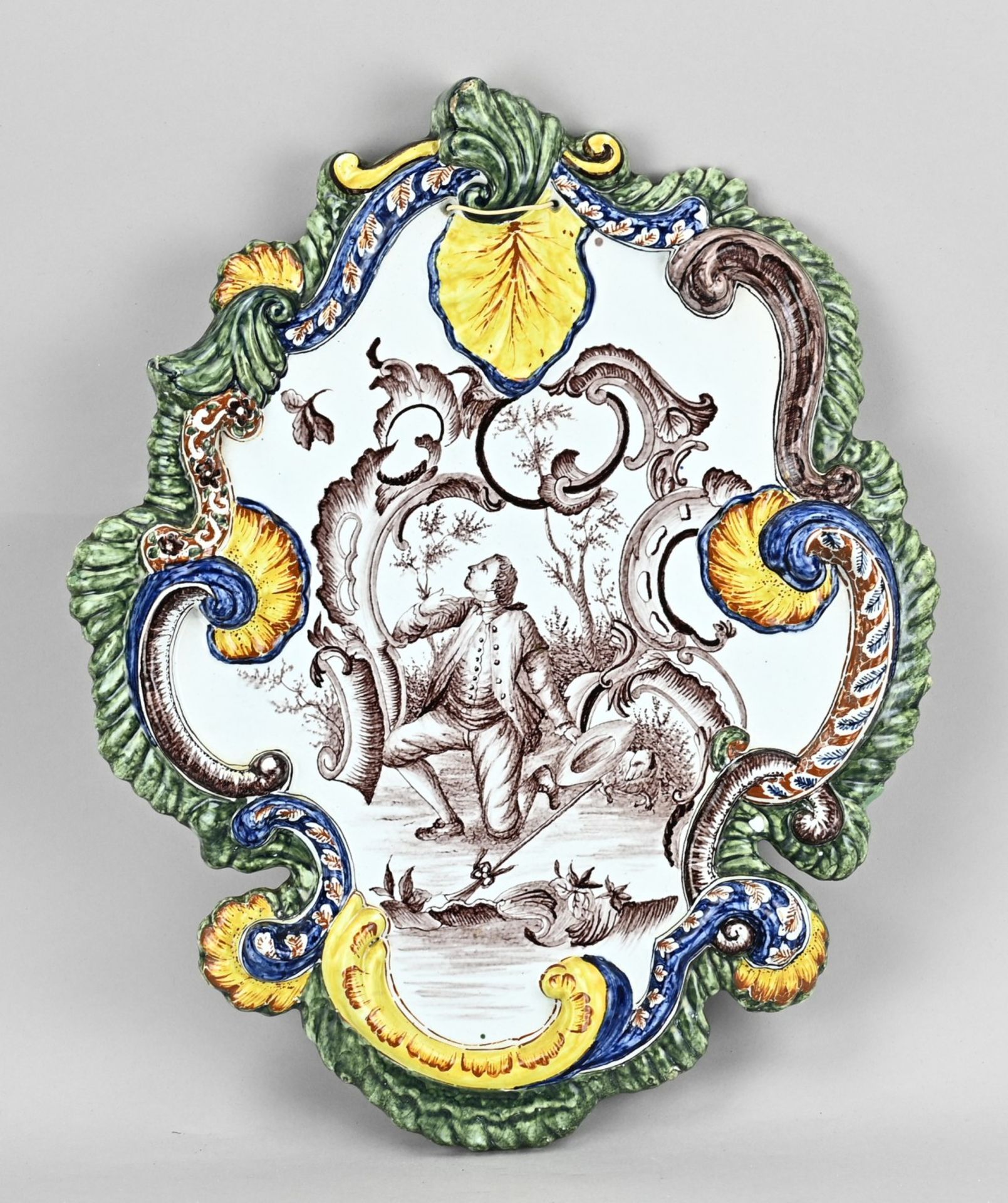 Delft plaque, 1880