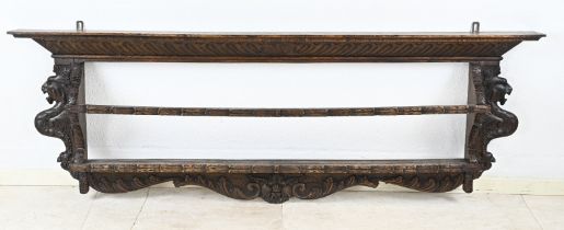 Antique plate rack, 1880