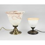 Two table lamps