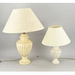 2x table lamp