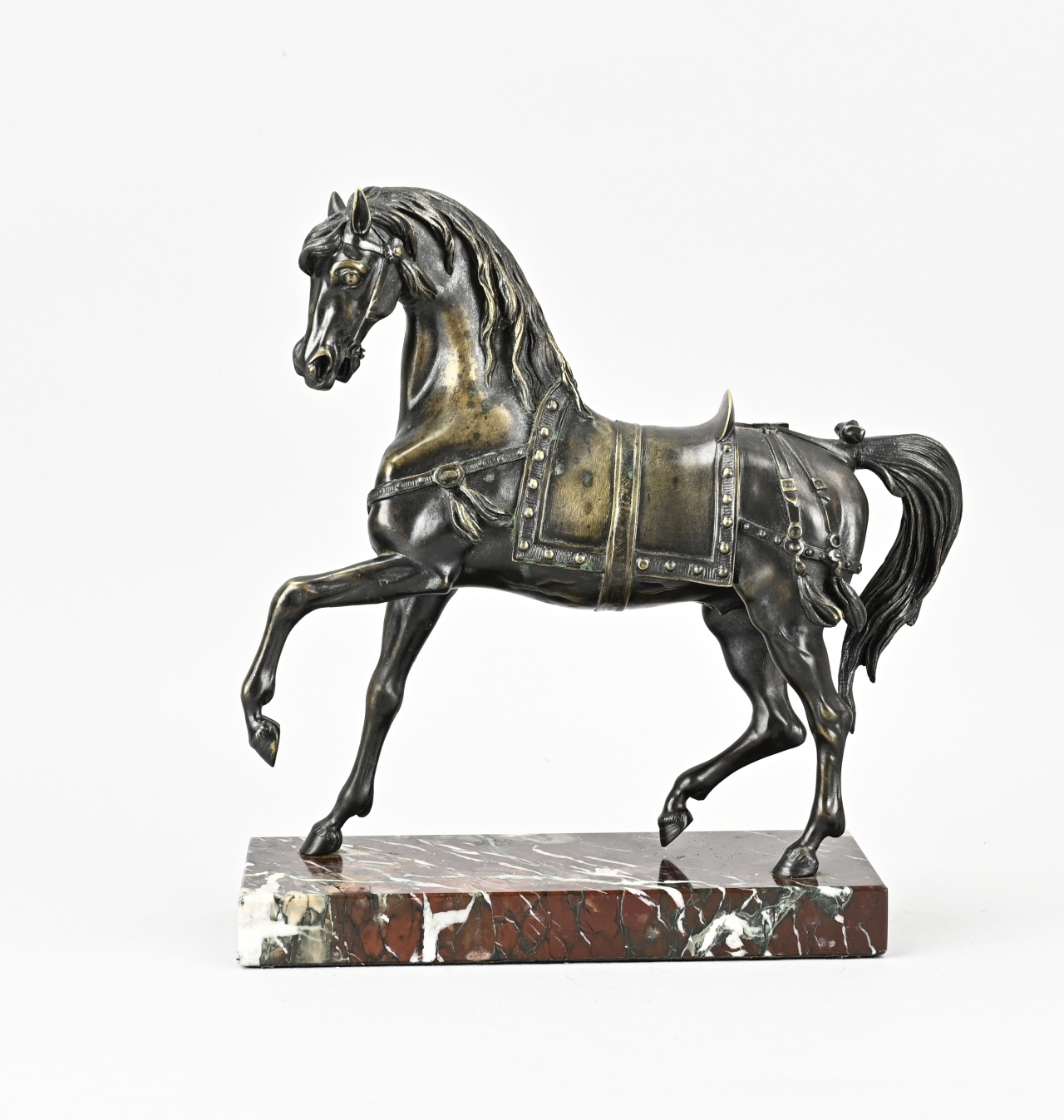 Antique bronze horse, 1900