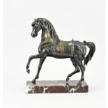 Antique bronze horse, 1900