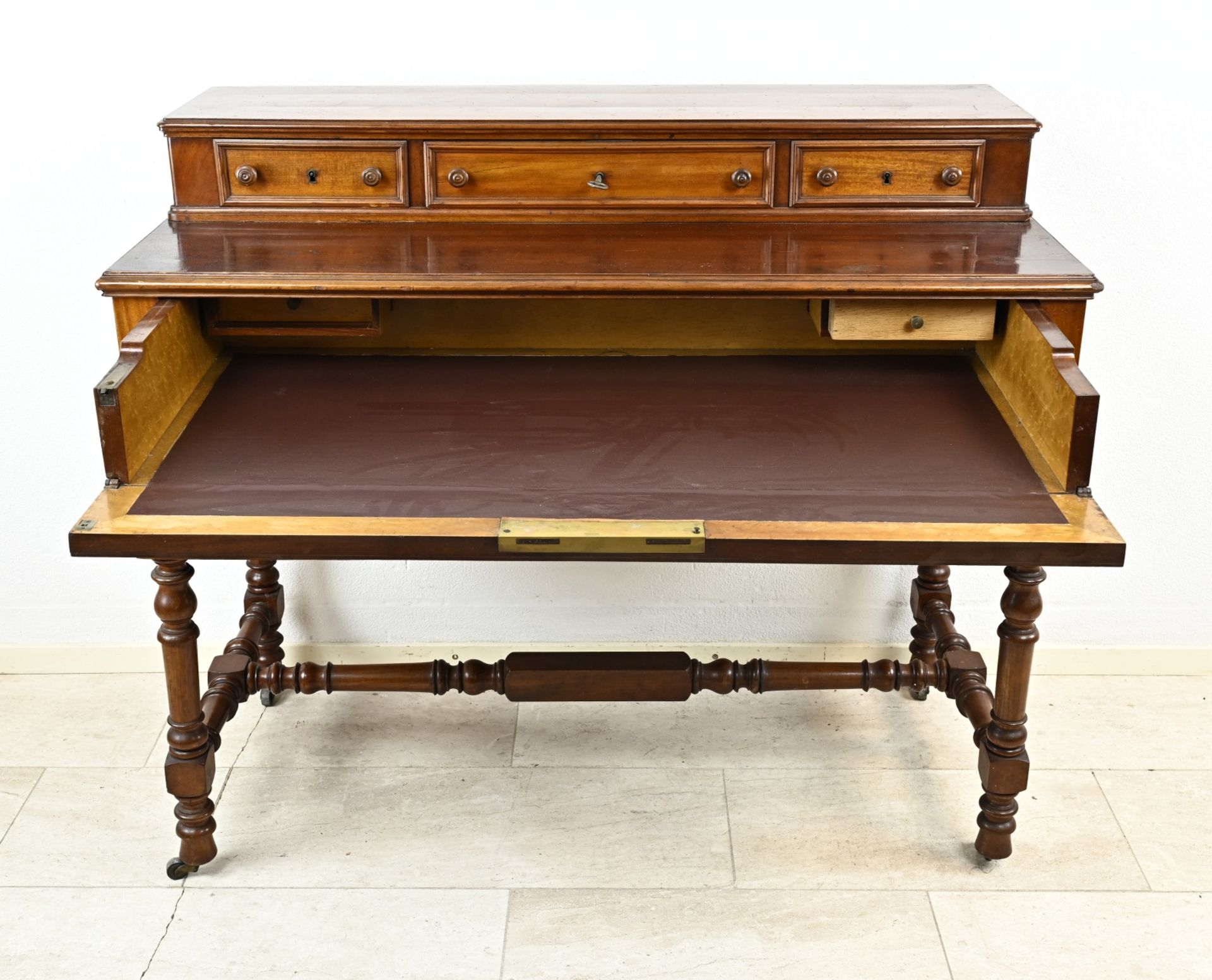 English Victorian writing desk, 1860 - Bild 2 aus 2