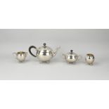 4-piece silver tea set