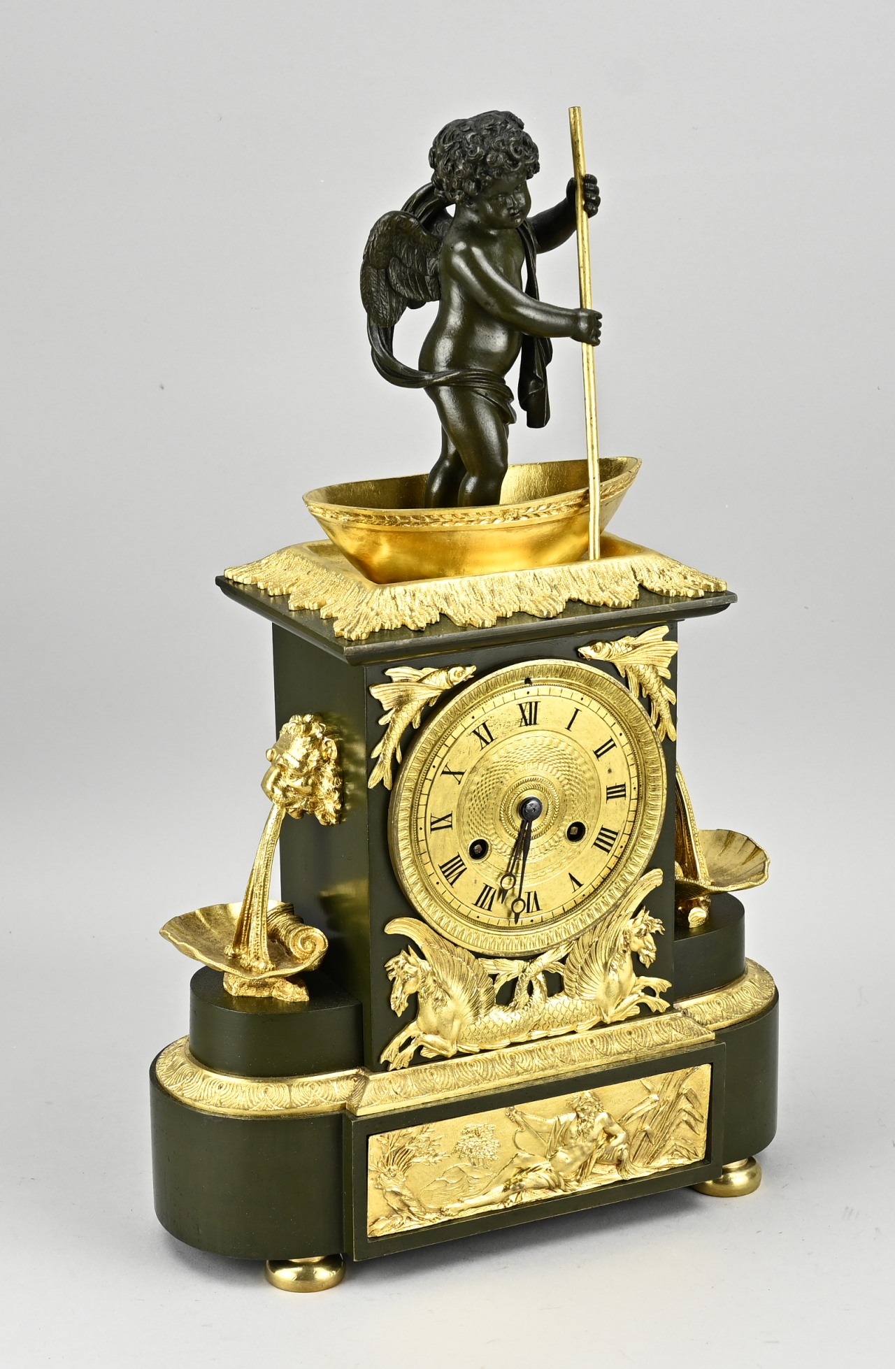 Antique directoire mantel clock - Image 2 of 2