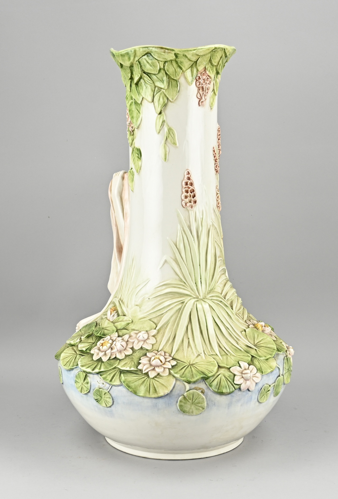 Art Nouveau-style vase, H 55 cm. - Image 2 of 2