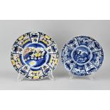 2x Delft dish Ã˜ 26 - 30.5 cm.