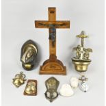 Lot of holy water holders