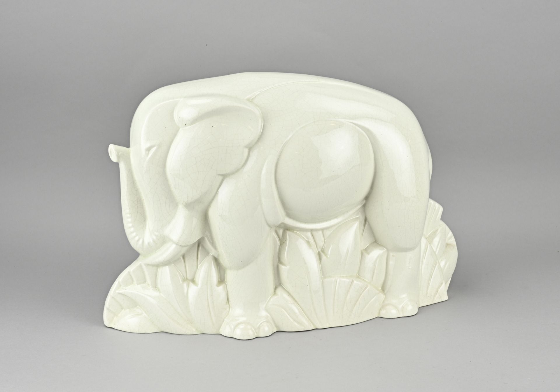 Art Deco white elephant, 1930
