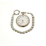 Silver pocket watch