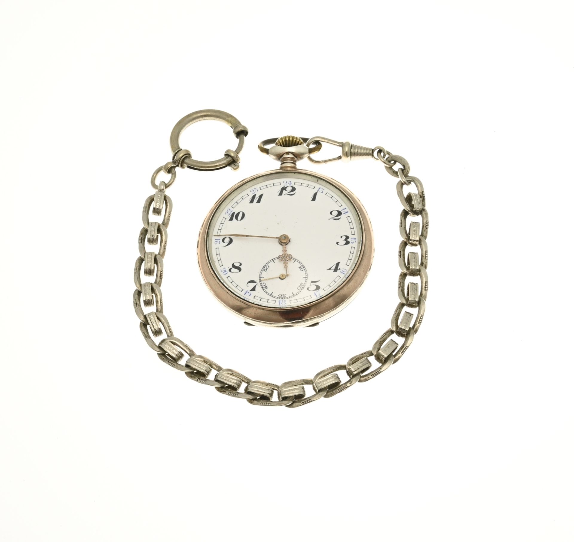 Silver pocket watch