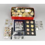 Lot of coins and tokens