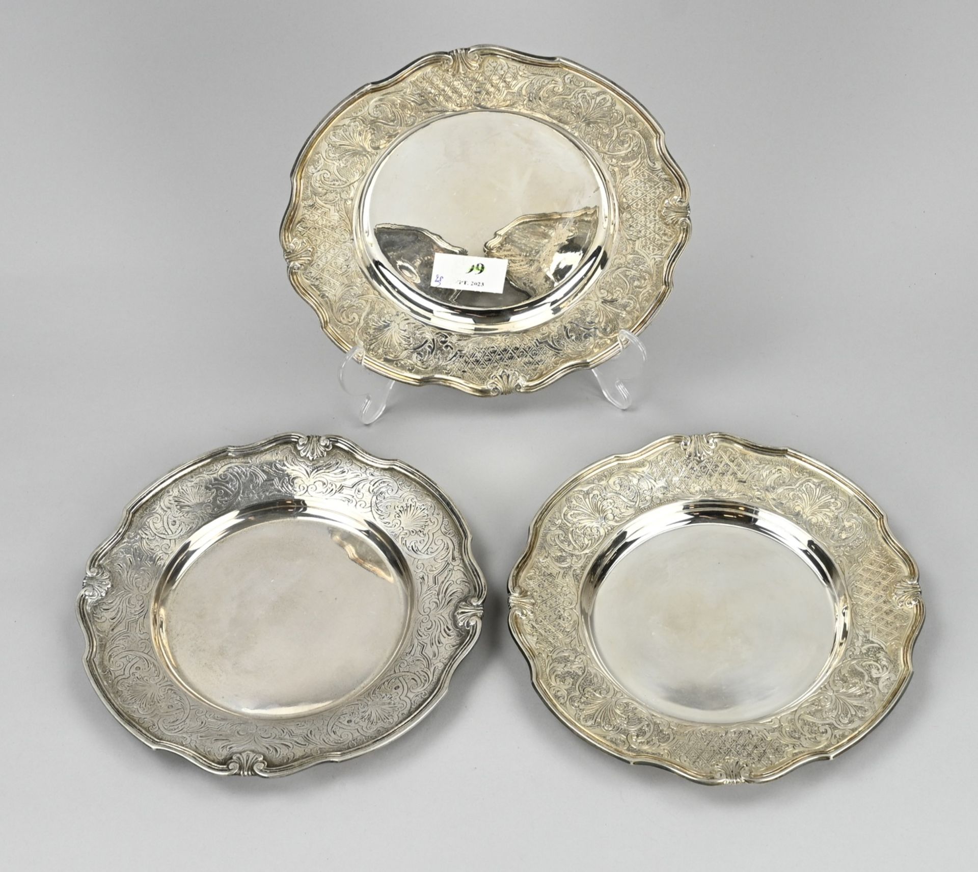 3 Silver bowls