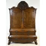 Oak cabinet