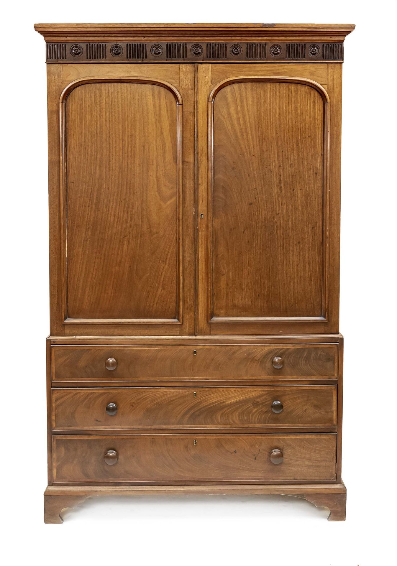English mahogany cabinet
