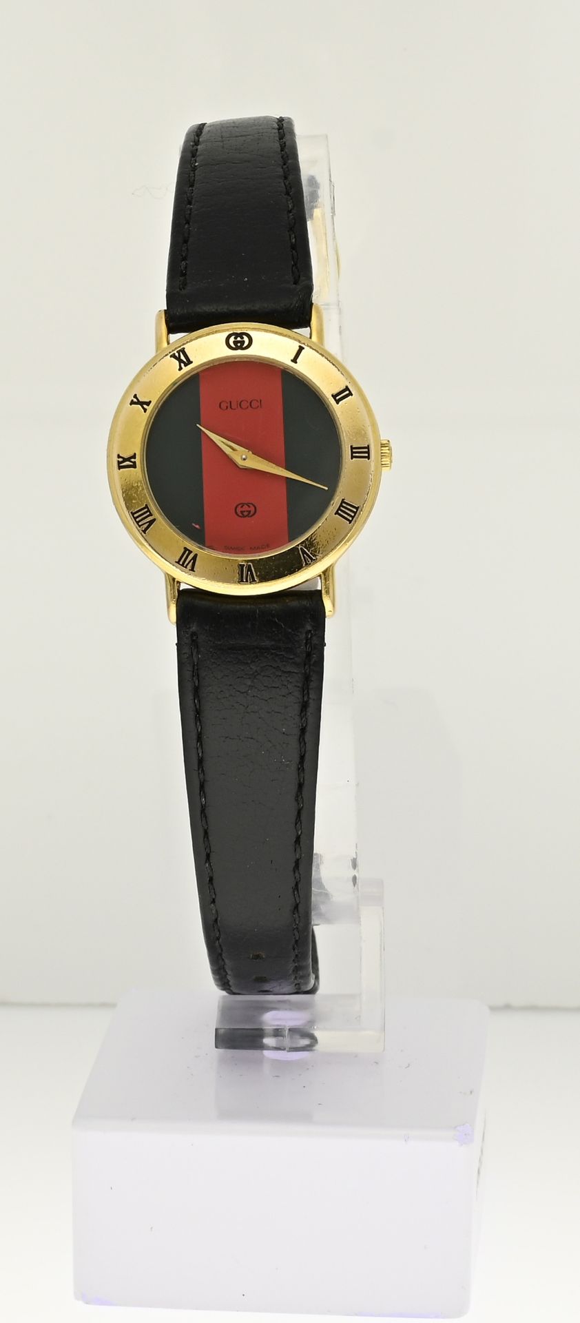 Gucci watch leather strap - Image 2 of 2