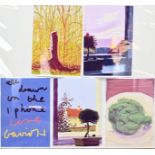 5x David Hockney, Various