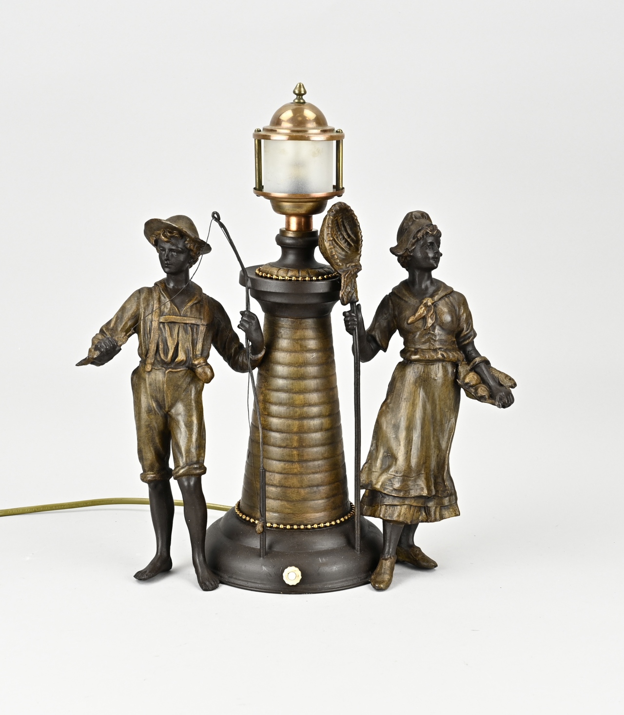 Antique table lamp, 1900