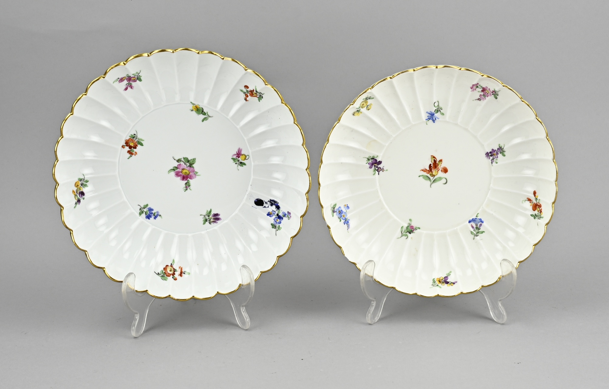 2x Meissen bowl