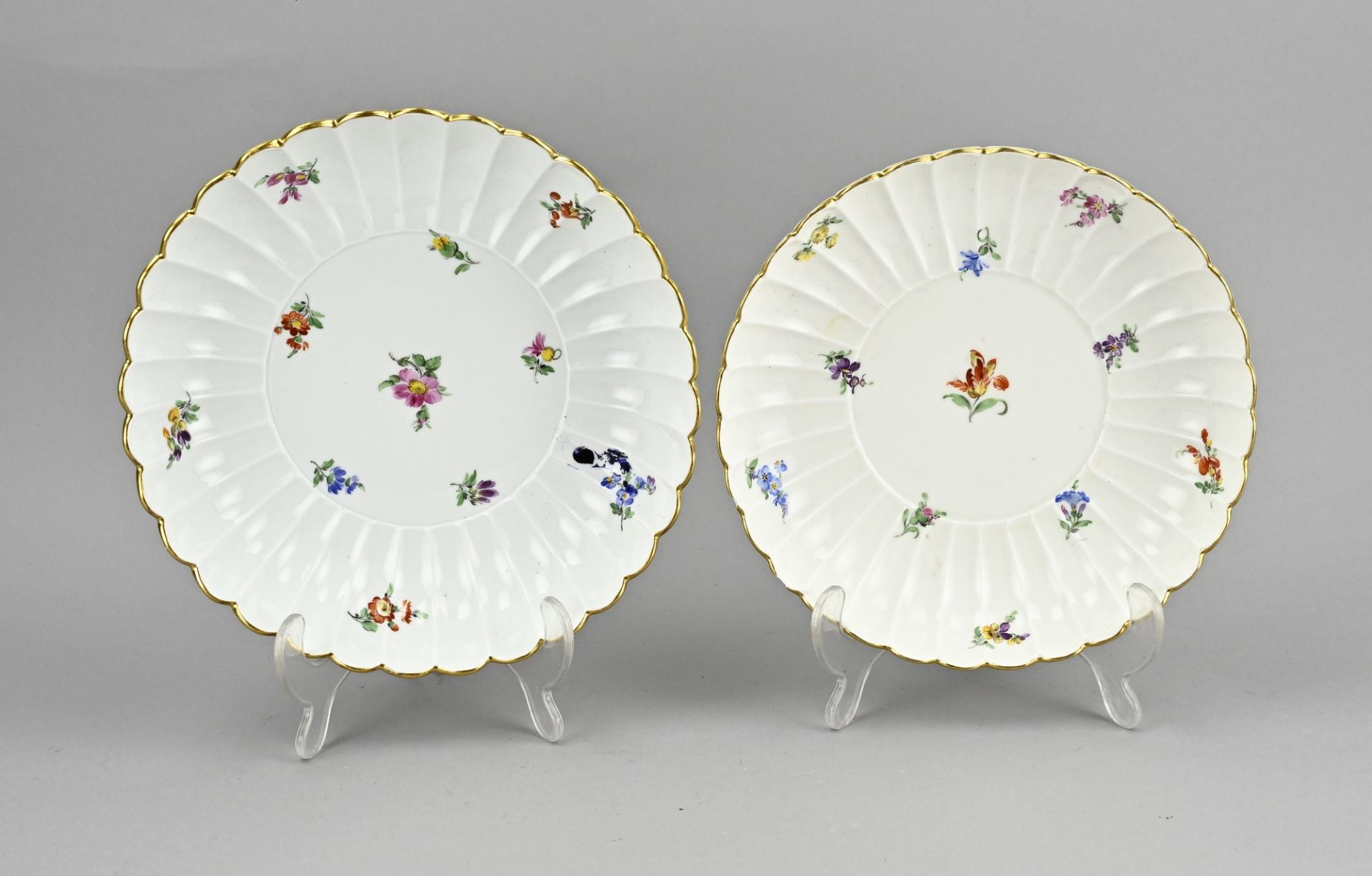 2x Meissen bowl