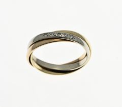 Gold tricolor ring