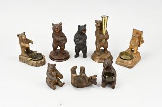 Collection Black Forest bears (8x)